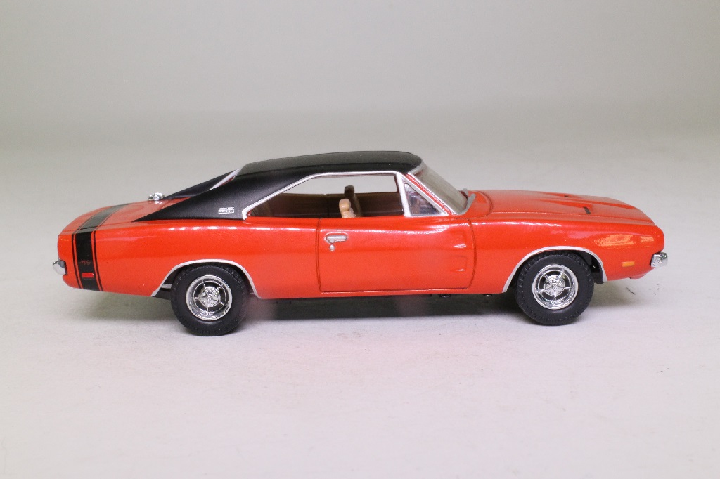 Matchbox Collectibles YMC10; 1969 Dodge Charger; Red, Black Top and Striping